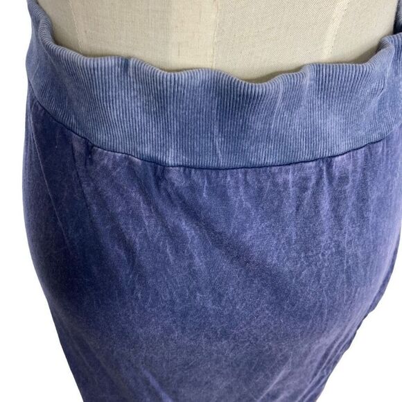 Chalet XS Chambray Blue Tulip Skirt Art To Wear Lagenlook Cottagecore Hemp Fts S - Picture 4 of 7